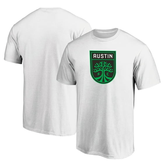 Men's White Austin FC Logo T-Shirt
