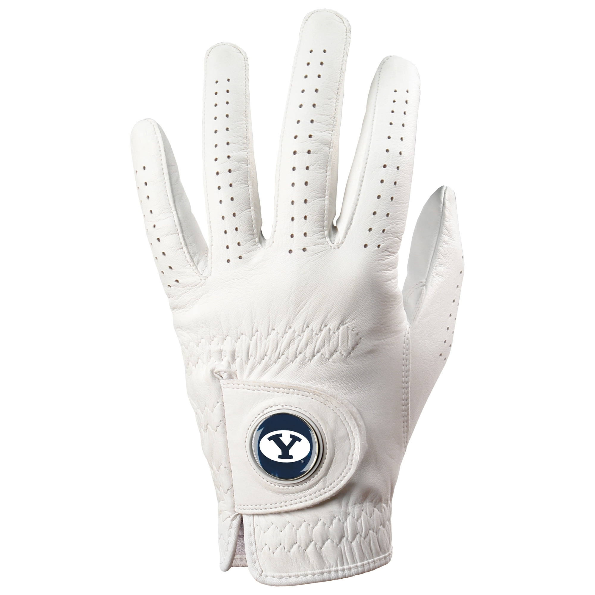 Men's White BYU Cougars Golf Glove