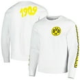 thumbnail image 1 of Men's White Borussia Dortmund Graffiti Pullover Sweatshirt, 1 of 3