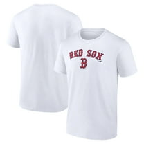 Men's White Boston Red Sox Team Lockup T-Shirt
