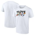 thumbnail image 1 of Men's White Buffalo Sabres Love Wins T-Shirt, 1 of 3