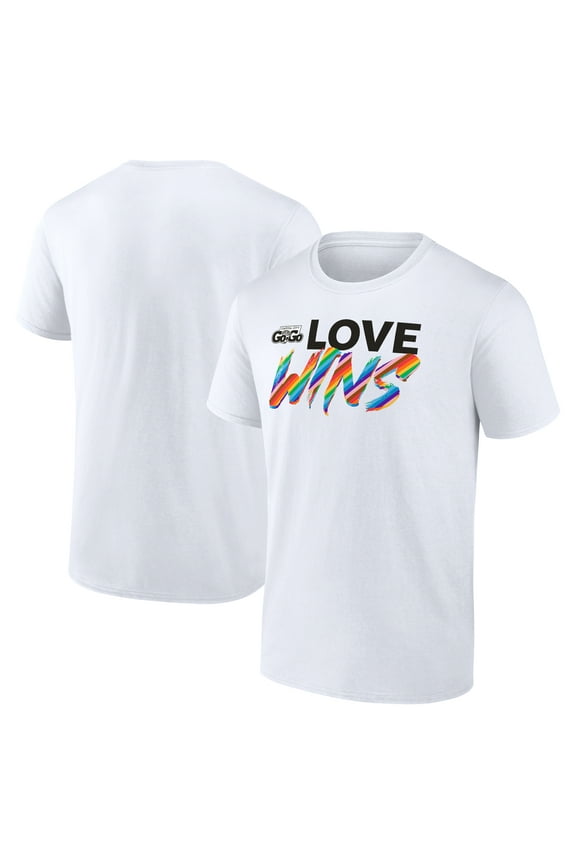 Men's White Capital City Go-Go Love Wins T-Shirt