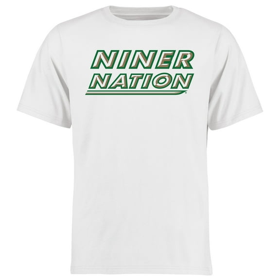 Men's White Charlotte 49ers Alternate Logo One T-Shirt