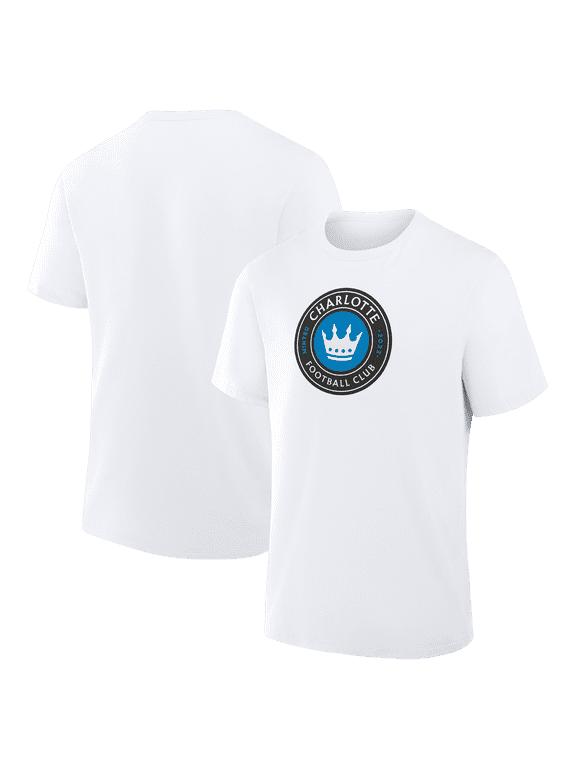 Men's White Charlotte FC Essential T-Shirt