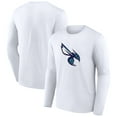thumbnail image 1 of Men's White Charlotte Hornets Alternate Logo Long Sleeve T-Shirt, 1 of 3