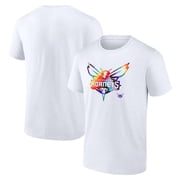 Mens White Charlotte Hornets Team Logo Pride T-Shirt