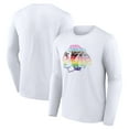 thumbnail image 1 of Men's White Chicago Blackhawks Team Pride Logo Long Sleeve T-Shirt, 1 of 3