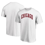 Mens White Chicago Bulls Alternate Logo T-Shirt