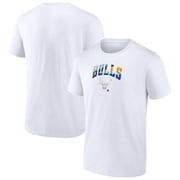 Mens White Chicago Bulls Pride T-Shirt
