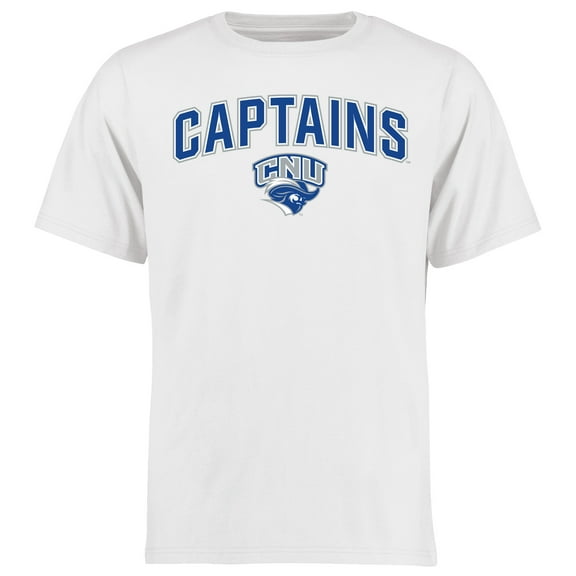 Men's White Christopher Newport University Captains Proud Mascot T-Shirt