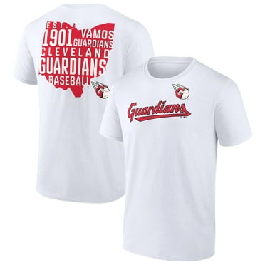 Men's White Cleveland Guardians Team Hot Shot T-Shirt