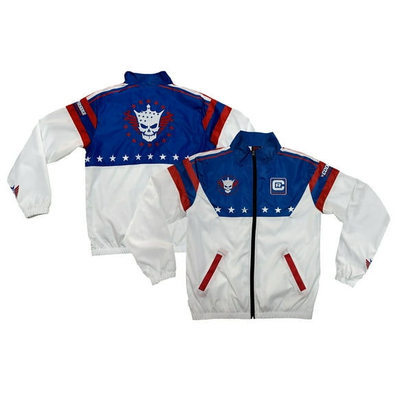 Men's White Cody Rhodes Stars and Stripes Windbreaker Full-Zip Jacket