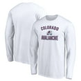 thumbnail image 1 of Men's White Colorado Avalanche Victory Arch Long Sleeve T-Shirt, 1 of 3