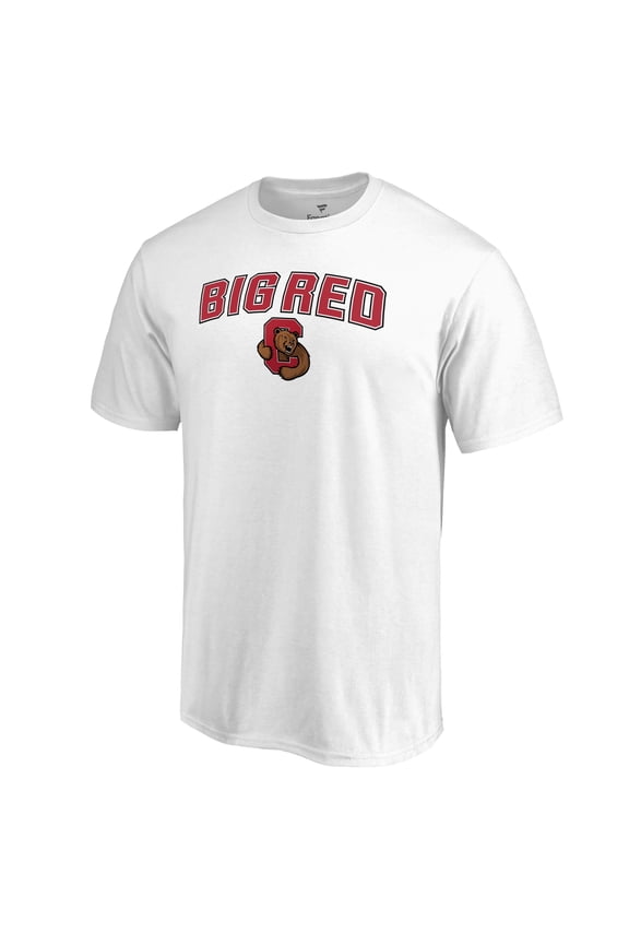 Men's White Cornell Big Red Proud Mascot T-Shirt