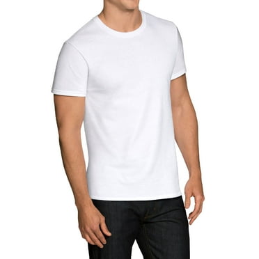 Men's White Crew Undershirts, 6+3 Bonus Pack