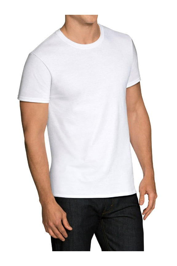 Men's White Crew Undershirts, 6+3 Bonus Pack