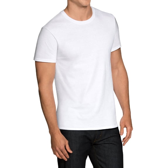 Men's White Crew Undershirts, 6+3 Bonus Pack