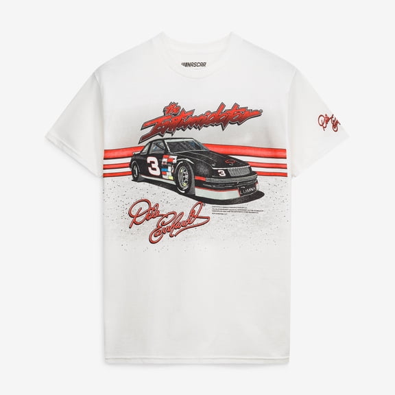 Men's White Dale Earnhardt Intimidator T-Shirt