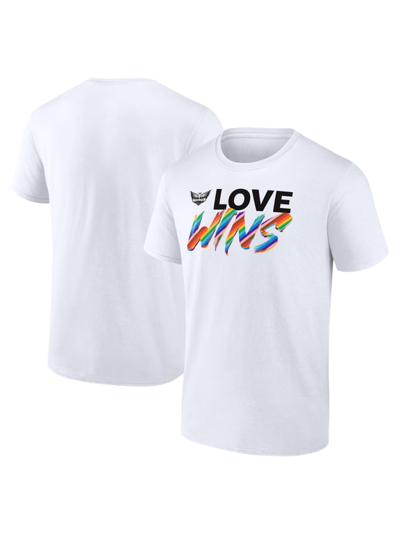 Men's White Dallas Wings Love Wins T-Shirt