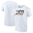 thumbnail image 1 of Men's White Delaware Blue Coats Love Wins T-Shirt, 1 of 3