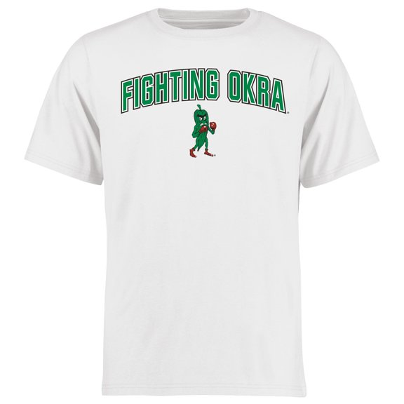 Men's White Delta State Statesmen Proud Mascot T-Shirt