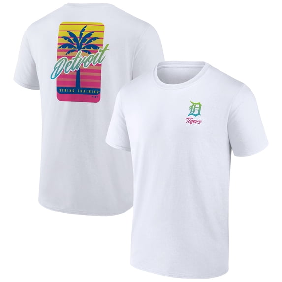 Men's White Detroit Tigers Spring Break T-Shirt