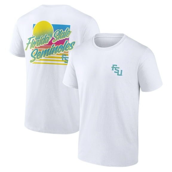 Men's  White Florida State Seminoles High Hurdles T-Shirt