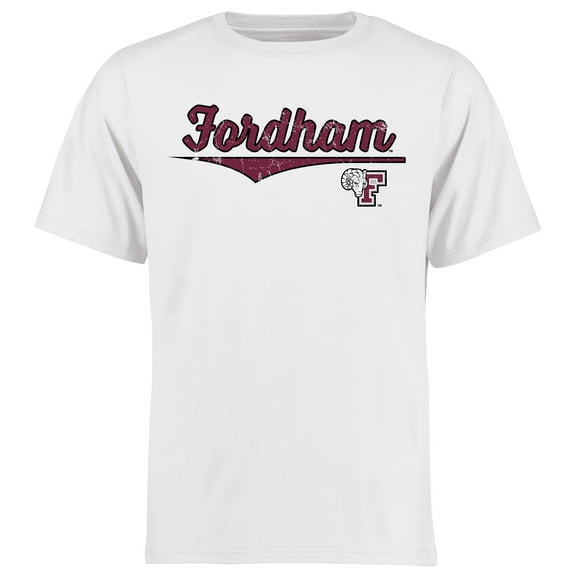 Men's White Fordham Rams American Classic T-Shirt