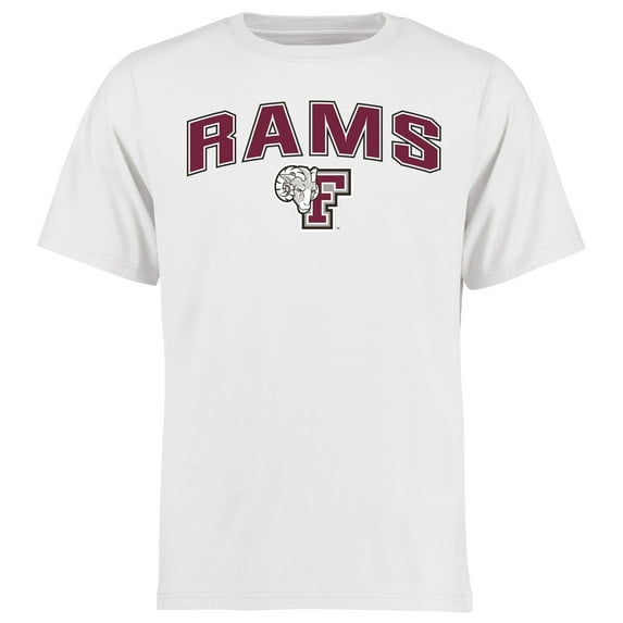 Men's White Fordham Rams Proud Mascot T-Shirt