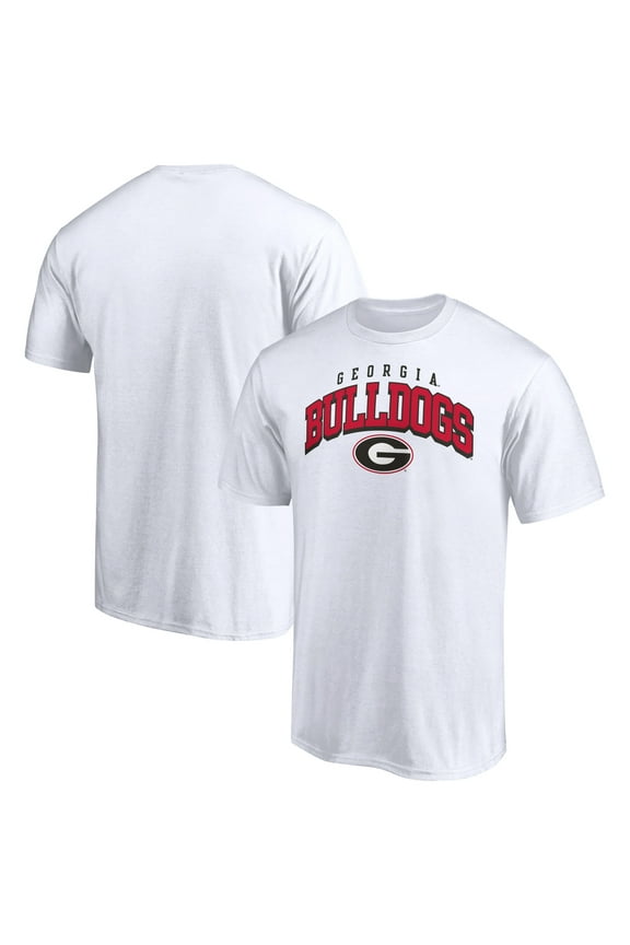 Men's White Georgia Bulldogs Line Corps T-Shirt