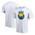 thumbnail image 1 of Men's White Golden State Warriors The Bay Logo T-Shirt, 1 of 3