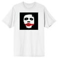 thumbnail image 1 of Men's White Graphic Batman T-shirt, The Joker's Face-S, 1 of 2