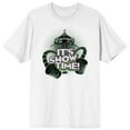 thumbnail image 1 of Men's White Graphic Beetlejuice T-shirt, It's Showtime - 5XL, 1 of 6