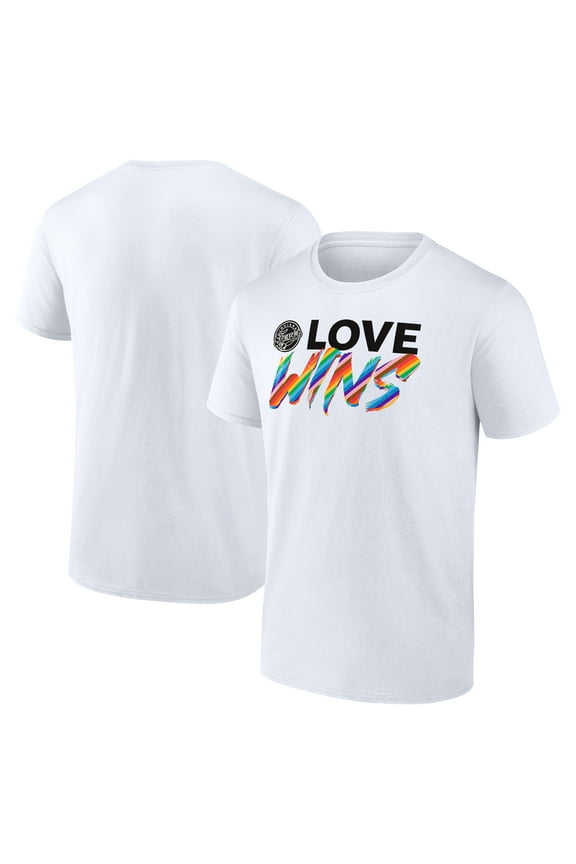 Men's White Indiana Fever Love Wins T-Shirt