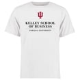 thumbnail image 1 of Men's White Indiana Hoosiers Kelley School of Business T-Shirt, 1 of 2