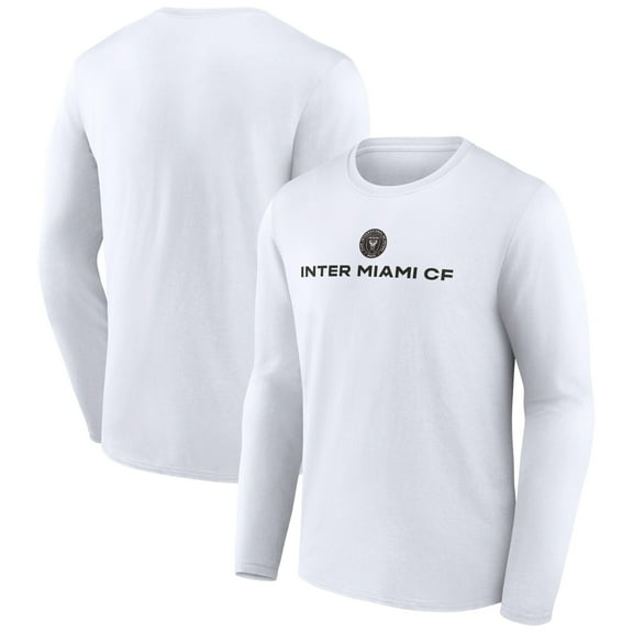 Men's White Inter Miami CF Victory Arch Long Sleeve T-Shirt