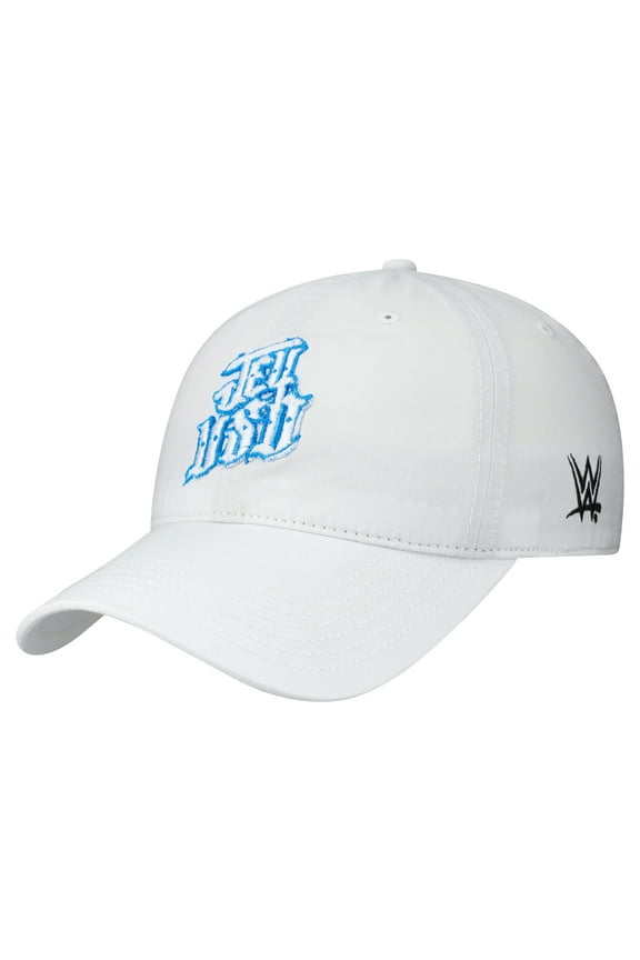 Men's White Jey Uso WWE Stacked Wordmark Terra Twill Adjustable Hat