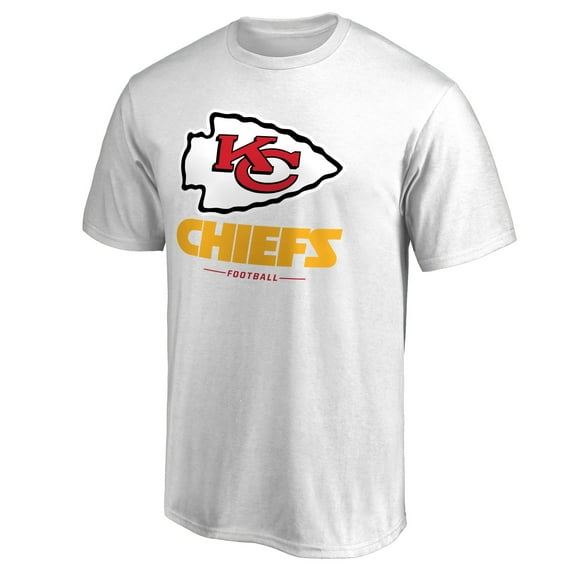 Men's White Kansas City Chiefs Team Lockup II T-Shirt