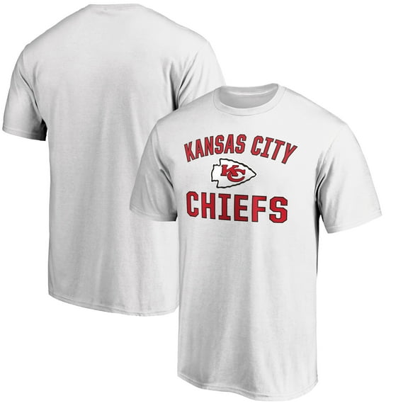 Men's Fanatics White Kansas City Chiefs Victory Arch T-Shirt