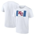 thumbnail image 1 of Men's White Kansas Jayhawks KC Logo T-Shirt, 1 of 3