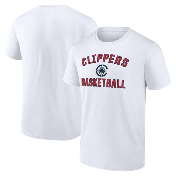 Men's  White LA Clippers  Victory Arch T-Shirt