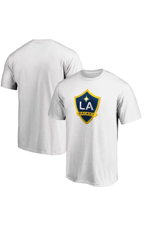 Men's White LA Galaxy Logo T-Shirt