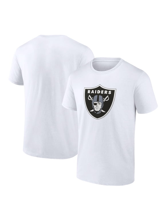 Men's Fanatics White Las Vegas Raiders Primary Logo T-Shirt
