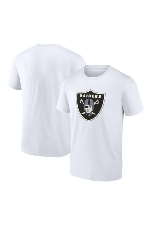 Men's Fanatics White Las Vegas Raiders Primary Logo T-Shirt
