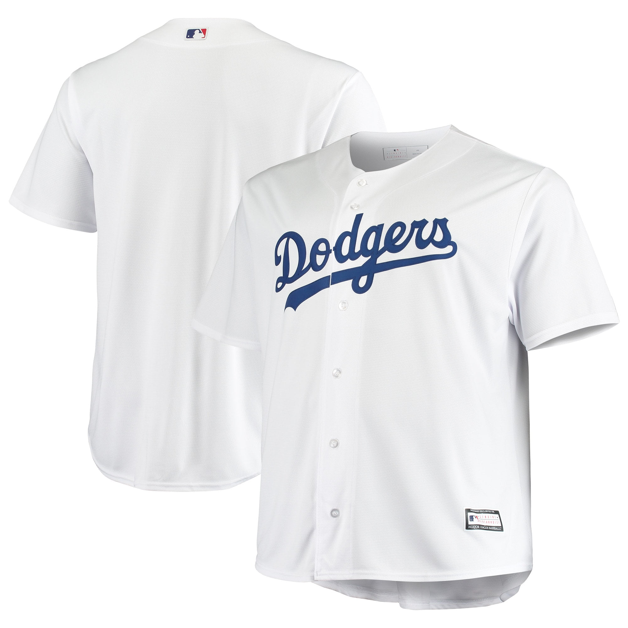 Men's White Los Angeles Dodgers Big & Tall Replica Team Jersey