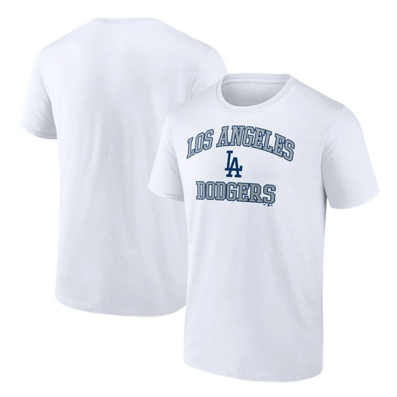 Men's White Los Angeles Dodgers Heart and Soul T-Shirt
