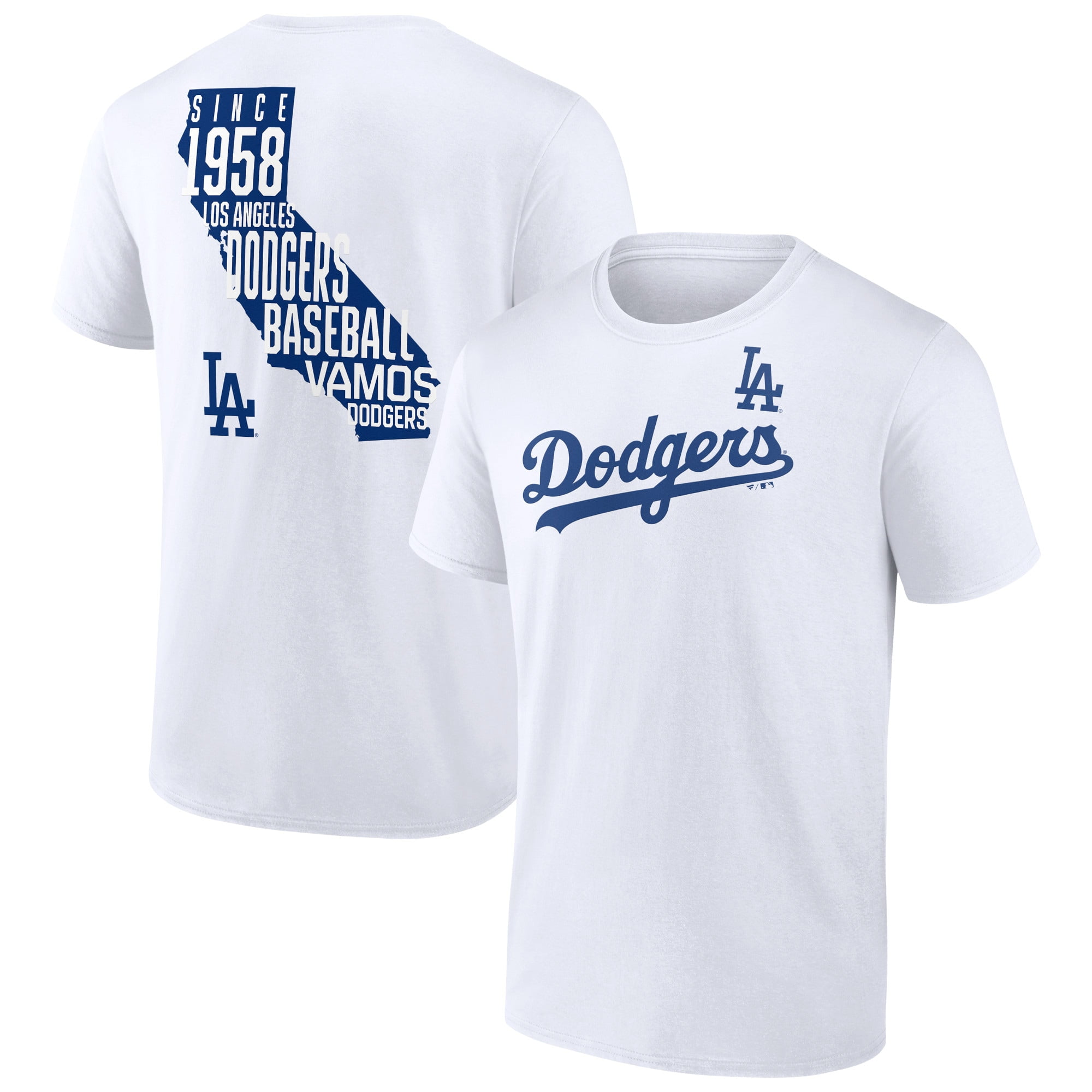 ウェア MLB DODGERS COTTON BASEBALL S/S Men's White Los Angeles Dodgers Team Hot Shot T-Shirt - Walmart.com