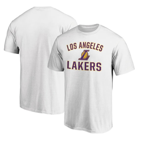 Men's White Los Angeles Lakers Victory Arch T-Shirt