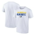 thumbnail image 1 of Men's White Los Angeles Rams Fade Out Team T-Shirt, 1 of 3