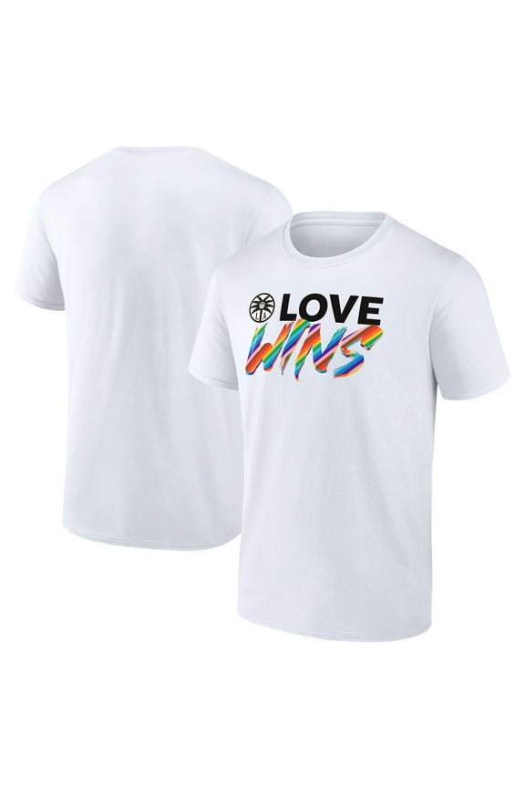 Men's White Los Angeles Sparks Love Wins T-Shirt
